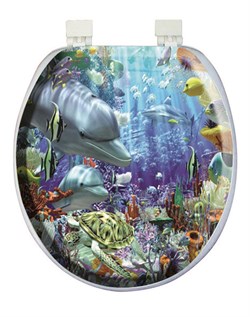 Сиденье для унитаза Дельфин 1109, мягкое 19661