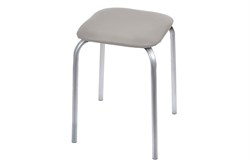 Табурет Nika Классика 3 ТК03, квадратное сиденье, 32х32см, светло-серый - фото 70518