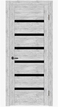 Дверь межкомнатная (полотно) МЛ-7, ДПО 80, МДФ, отделка ПВХ, остекленная, Ривьера айс - фото 71188