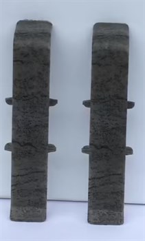 Соединение для плинтуса напольного Деконика, ПВХ, 70мм, лофт серый 548 - фото 71465