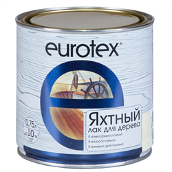 Лак яхтный Евротекс, 0.75л, алкидно-уретановый, глянцевый - фото 72585
