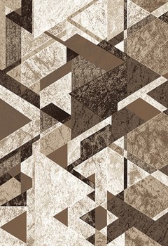 Ковер Лайла де Люкс 15880-10842, 60х100см, прямоугольный, коричневый с рисунком - фото 72829