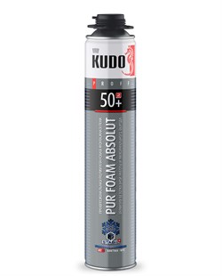 Пена монтажная KUDO ARKTIKA PROFF KUPP10W50+, зимняя до -18 градусов, выход 50л - фото 74456