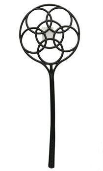 Пылевыбивалка круглая БЗПИ, пластиковая 4453