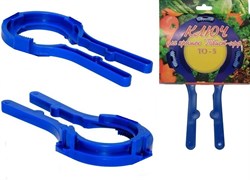 Ключ пластиковый для винтовых крышек твист-офф, 5 размеров: 28, 66, 82, 89, 100, набор - фото 75035
