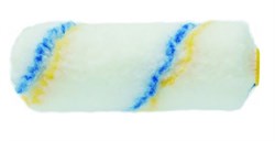 Мини-ролик для валика малярного 888, полиэстер с желто-синей полосой, 100x15мм, ворс 12мм, упаковка 2шт. - фото 76074