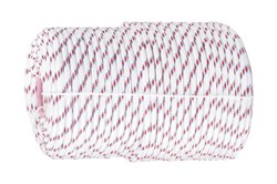 Шнур (фал) Сибртех плетеный, с капроновым сердечником, 24-прядный, 12ммx100м, 1000кгс, на метраж - фото 78585