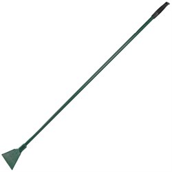 Ледоруб-топор, кованный, металлический черенок, ручка резина - фото 79130