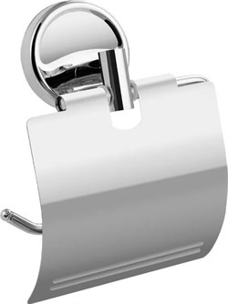 Держатель туалетной бумаги САНАКС 1133, металлический, хромированный, с экраном, с универсальным крепежом - фото 80783