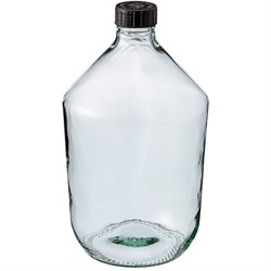 Бутыль для вина Казацкая, с винтовой крышкой, 10л, прозрачная, стеклянная - фото 82320