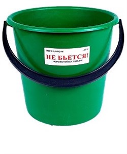 Ведро хозяйственное ОНЕСТ ВП10-01/С1, 10л, полипропиленовое, 1 сорт, мягкое 65685 - фото 82342