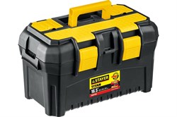 Ящик для инструмента STAYER TITAN-16 38016-16, 410х230х200мм (16"), пластиковый, черный/желтый - фото 83025