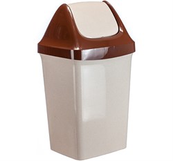 Контейнер для мусора Свинг М2464, 50л, пластиковый - фото 83303