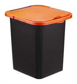 Контейнер для мусора Пуро М2475, 18л, черный, пластиковый - фото 83321