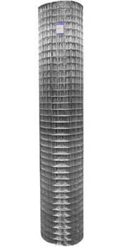 Сетка сварная неоцинкованная, ячейка 50х60мм, толщина 1.4мм, высота 2м - фото 84538