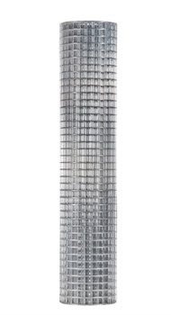 Сетка сварная оцинкованная, ячейка 25х25мм, толщина 1.6мм, высота 1.5м - фото 84633