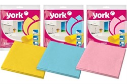 Салфетка для уборки YORK Домашняя 020010, 35x35см, вискоза, упаковка 3шт. 15542 - фото 86682