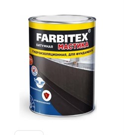 Мастика битумная изоляционная FARBITEX, 4кг 31486 - фото 91042