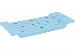 Сиденье/полка в ванну АЛЬТЕРНАТИВА М1382, пластиковое, голубое 68909