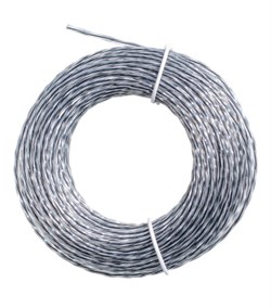 Леска для триммера VERTEX YK-999-2.4-15, 4ммx15м, витой квадрат с сердечником 81161