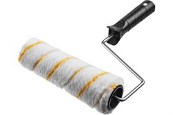 Валик малярный в сборе 40х240мм, полиэстер, ворс 12мм, ЗУБР ОПТИМА-ГИРПАИНТ 38344