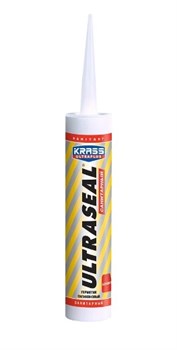 Герметик KRASS ULTRASEAL, 260мл, санитарный, силиконовый, прозрачный 73005 - фото 96849