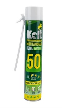 Пена монтажная KOLT 50, 750г, бытовая, всесезонная 88474 - фото 97147