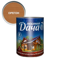 Покрытие защитно-декоративное (антисептик) ЛЮБИМАЯ ДАЧА, 0.75л, орегон, полуматовое 7633 - фото 98266