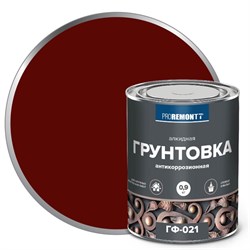 Грунтовка ГФ-021 PROREMONTT, по ржавчине, красно-коричневая, 0.9кг, алкидная 47977 - фото 98434