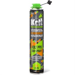 Утеплитель напыляемый KOLT PPU AIR-SPRAY, 900г, профессиональный, летний 89058 - фото 99829