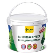 Краска ФАСКО для садовых деревьев, акриловая, 3кг, белая 58431