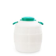 Бочка-канистра Бочонок М1006, 50л, с навесными ручками, пищевой пластик 18491
