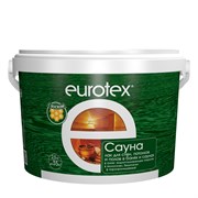 Лак для бань и саун Eurotex Сауна, 2.5кг, акриловый, прозрачный, шелковисто-матовый 13943