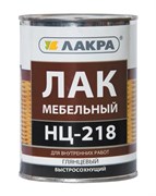 Лак мебельный Лакра НЦ-218, 0.7кг, прозрачный, глянцевый 47994