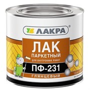 Лак паркетный Лакра ПФ-231, 1.7кг, алкидный, прозрачный, глянцевый 56033