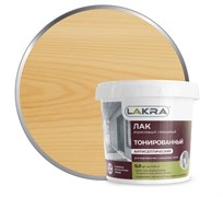 Лак тонированный Лакра, 0.9кг, акриловый, прозрачный, глянцевый 72443