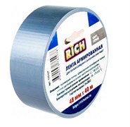 Лента клейкая (скотч) RICH 115127, 48ммx40м, армированная TPL, серый 52858