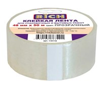 Лента клейкая (скотч) RICH 115119, 48ммx50м, упаковочная, прозрачная 22898