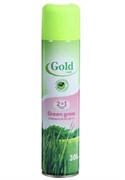 Освежитель воздуха GOLD WIND Green grass Зеленая трава, аэрозоль, 300мл 81500