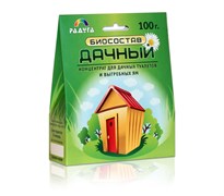 Средство для выгребных ям и туалетов Дачный, 100г, сухой, биосостав 89348