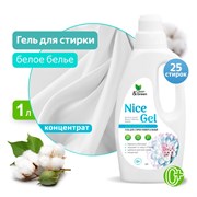 Гель для стирки Nice Gel Clean&Green CG8294 для белого белья, 1л, концентрат 85023