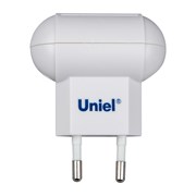 Отпугиватель ультразвуковой от грызунов и насекомых Uniel UDR-E10, до 40м2, 70x55x30мм, 5Вт, 220В, 20кГц, пластиковый, белый 59295