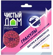 Приманка от грызунов Чистый дом 03-351, гранулы, 125г, аромат сыра 85239