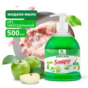 Мыло жидкое Soapy Clean&Green CG8062 Эконом, 500мл, с дозатором, яблоко 74052
