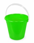 Ведро хозяйственное Евро, 5л, пищевой пластик, зеленый 82827