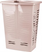 Корзина для белья  Keeplex Regular, 42л, 398х299х537мм, пластиковая, бежевый топаз, с откидной крышкой 34795