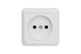 Розетка IN HOME BolLeto 7022, одноместная, накладная, белая, без заземления 47724