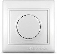 Диммер (светорегулятор) Universal Севиль С0101, 500Вт, встраиваемый, белый 22759