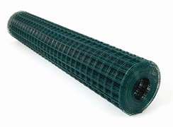 Сетка сварная оцинкованная с ПВХ, ячейка 50x50мм, толщина 1.8мм, высота 2м, зеленая, на метраж 75320