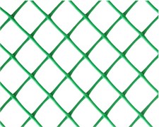 Сетка заборная З-40/1,5/10, ячейка 40x40мм, высота 1.5м, пластиковая, зеленый, в рулоне 10м 80204